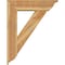 Ekena Millwork Traditional Traditional Rough Sawn Bracket w/ Offset Brace, Western Red Cedar, 8"W x 30"D x 38"H BKT0806X30X38TRA01RWR - alternate 4